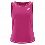 Babolat Exercise Cotton Tank Dark Pink